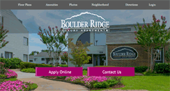 Desktop Screenshot of boulderridgeapartmentstulsa.com